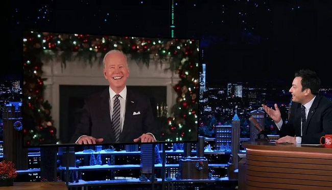 Jimmy Fallon: Biden Can Cut Emissions Just as He Did His Ratings