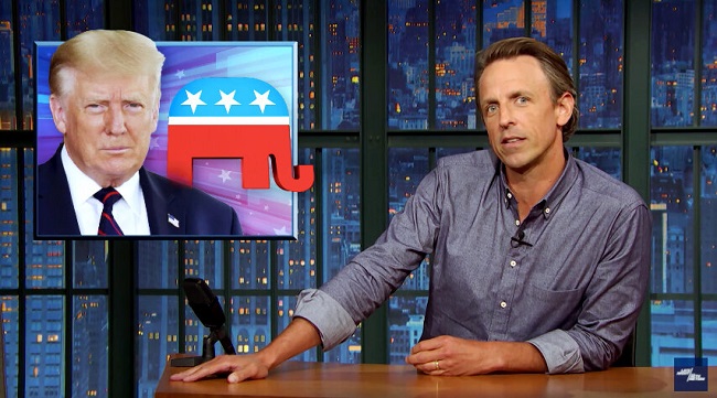 Seth Meyers Wants Trump to Stop Complimenting the Taliban