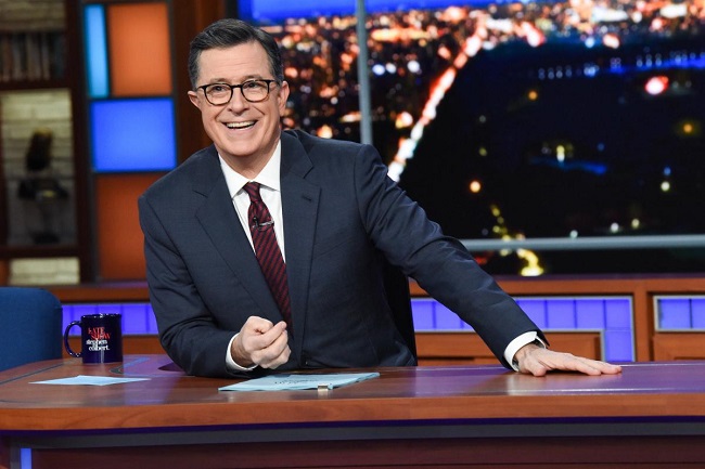 Stephen Colbert Comments on the ‘Slides of Sedition’