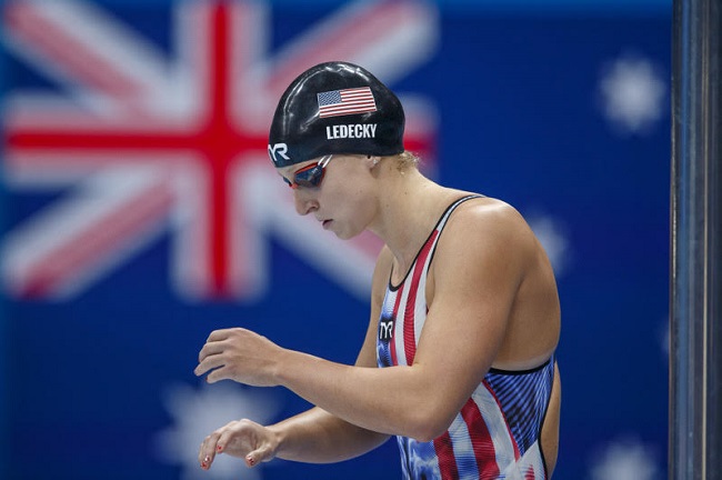 Katie Ledecky Feels The Sting Of a First Olympic Loss