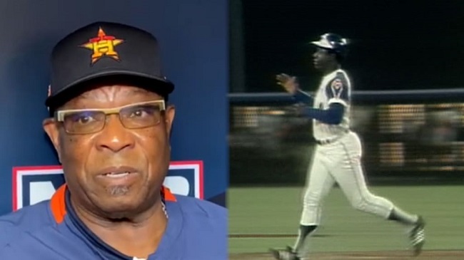 Tribute To Hank Aaron a Touching Moment For Dusty Baker